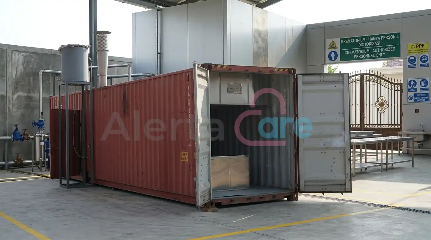 Containerized CremationMachine